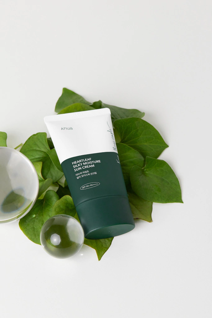 ANUA HEARTLEAF SILKY MOISTURE SUN CREAM SPF 50+ PA++++ 50 ml - Imagen 3