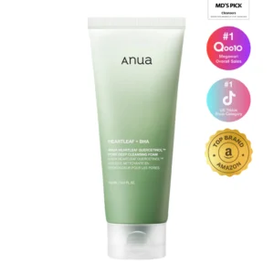 ANUA HEARTLEAF QUERCETINOL PORE DEEP CLEANSING FOAM 150 ml