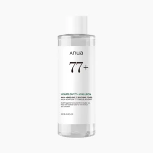 ANUA HEARTLEAF 77 + HYALURON SOOTHING TONER 250 ml