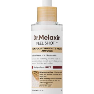 DR. MELAXIN Peel Shot Exfoliating White Rice Ampoule 80ml